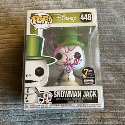 Signed Jack Skellington Funko Pop w/ JSA COA