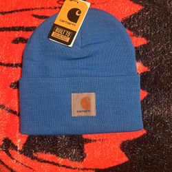 Carhartt Blue Cuffed Beanie 