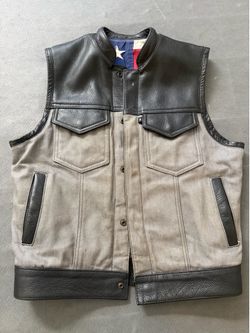Espinoza’s motorcycle vest