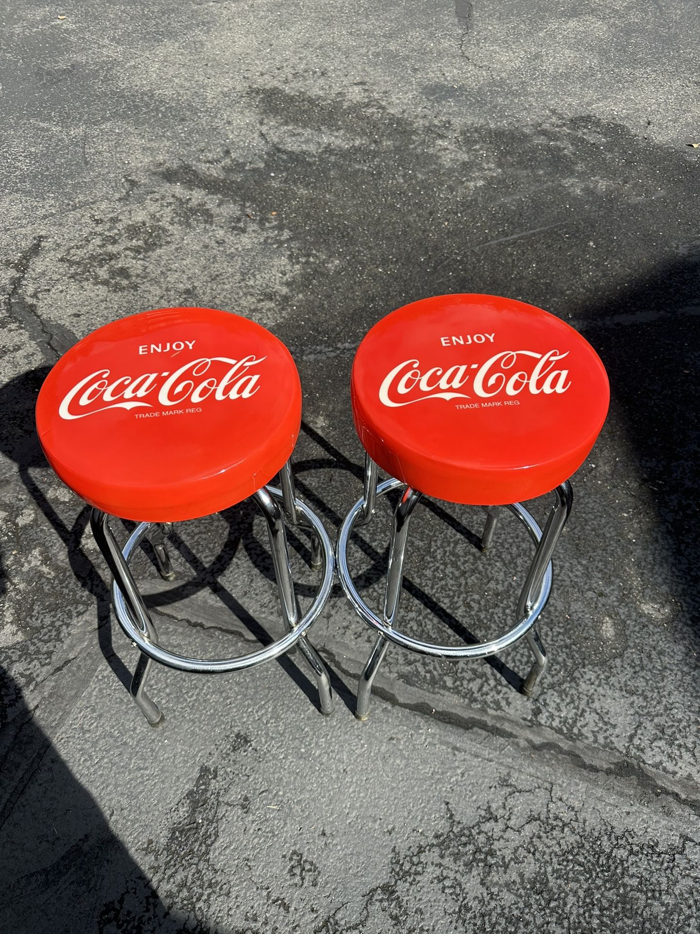 Coca-Cola 30” Swivel Bar Stools “2010”