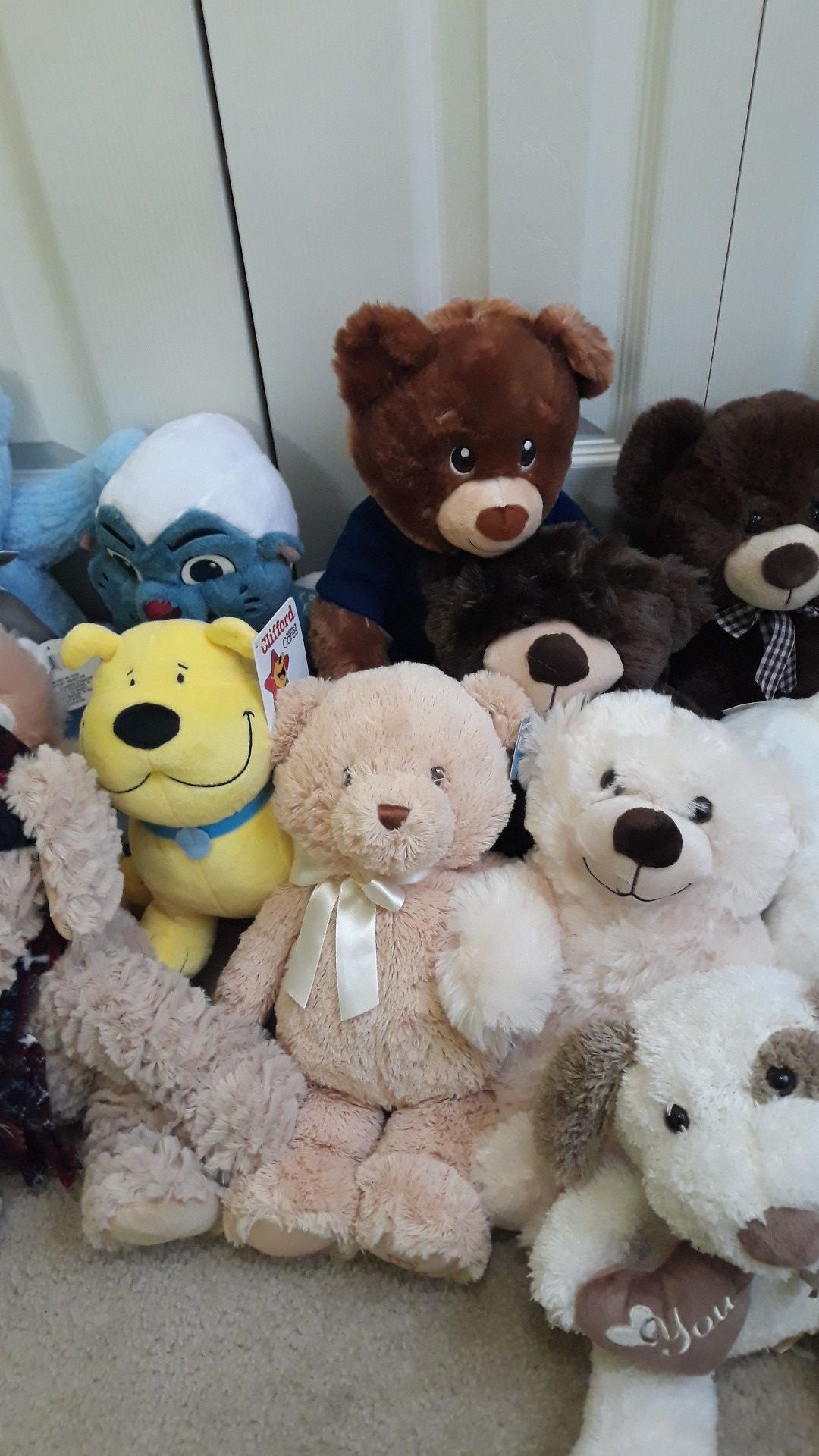 Plush Bears and other stuffed animals