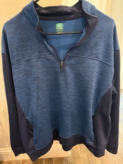 Pro Tour Men's Blue Half-Zip Sweater Pullover - XL