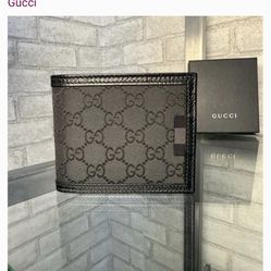 Authentic Gucci Wallet With Receipt !! New 
