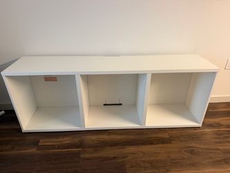 White TV stand