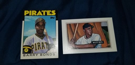 Barry Bonds And Willy Mays Cards