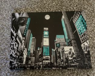 Times Square NYC Nightlife Canvas Wall Art