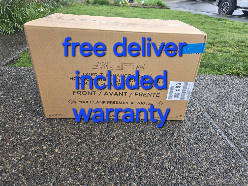 30 Days Warranty (Ge Microwave Stainless Steel) I Can Help You With Free Delivery Within 10 Miles Distance 