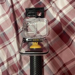 Water Proof Case and Stick for GoPro Camera.