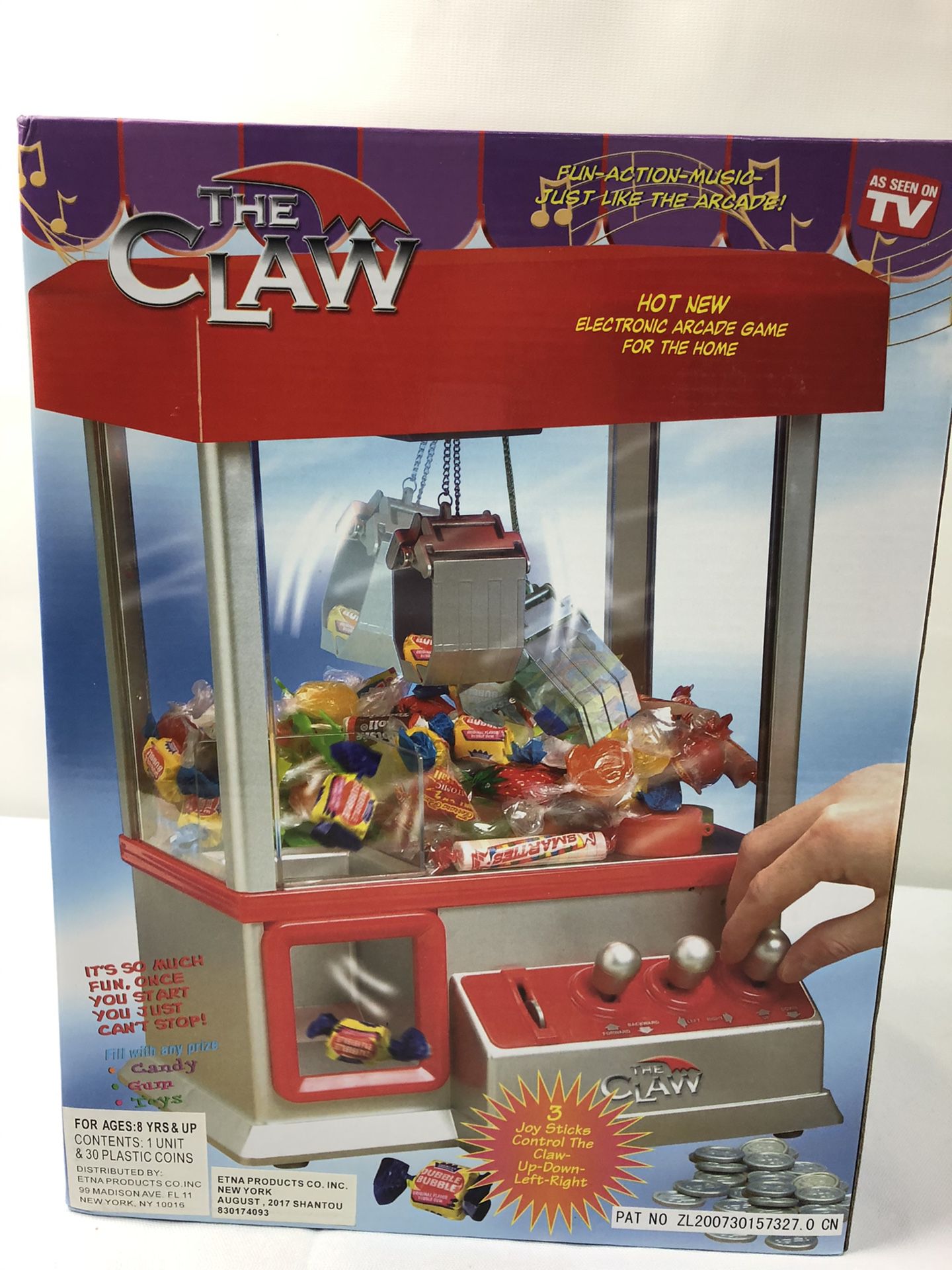 The Claw Electronic Arcade Game Candy Crane Grab