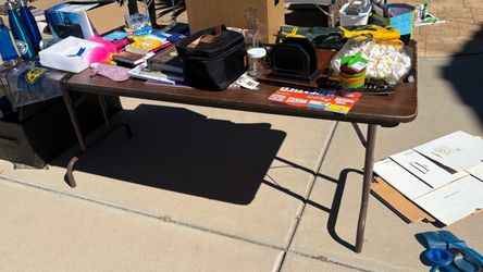 6ft Table - wood top