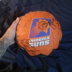 Signed Phoenix Sun's Basketball 