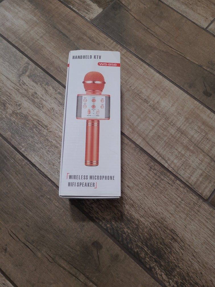 Handheld KTV Wireless Microphone Hi FI SPEAKER, Karaoke