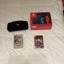 Nintendo Switch W/ Case And Games(accepting Offers)