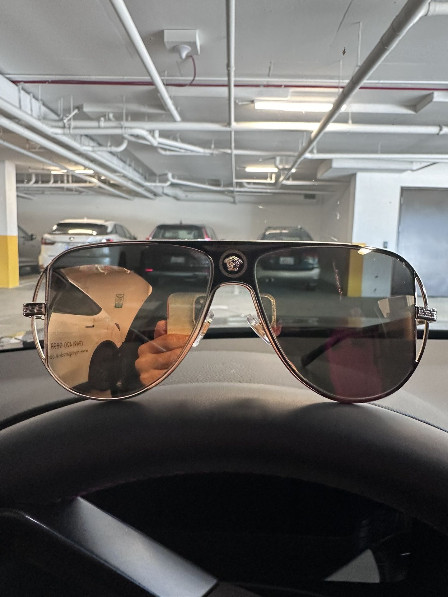 Barley Touch Gold Ray Bans And Gold Versace