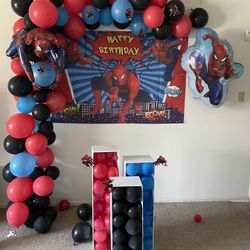 Spider-Man Birthday Decoration 