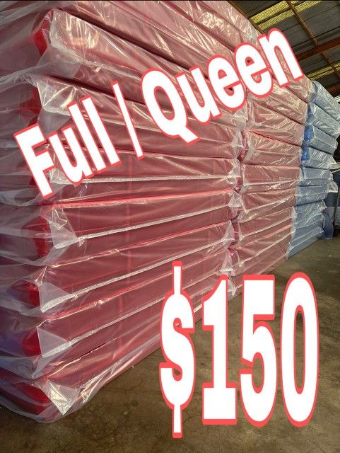 New Queen Plush Pillow Top/ Colchones 