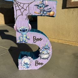 Stitch Halloween Number Pinata 