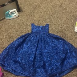 Royal blue Toddler Dress $30