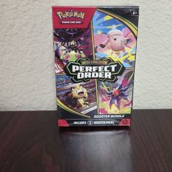 Pokémon TCG Mega Evolution Perfect Order Booster Bundle