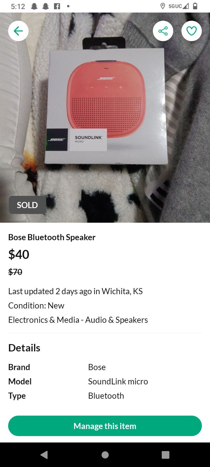 Bose SoundLink Micro Is