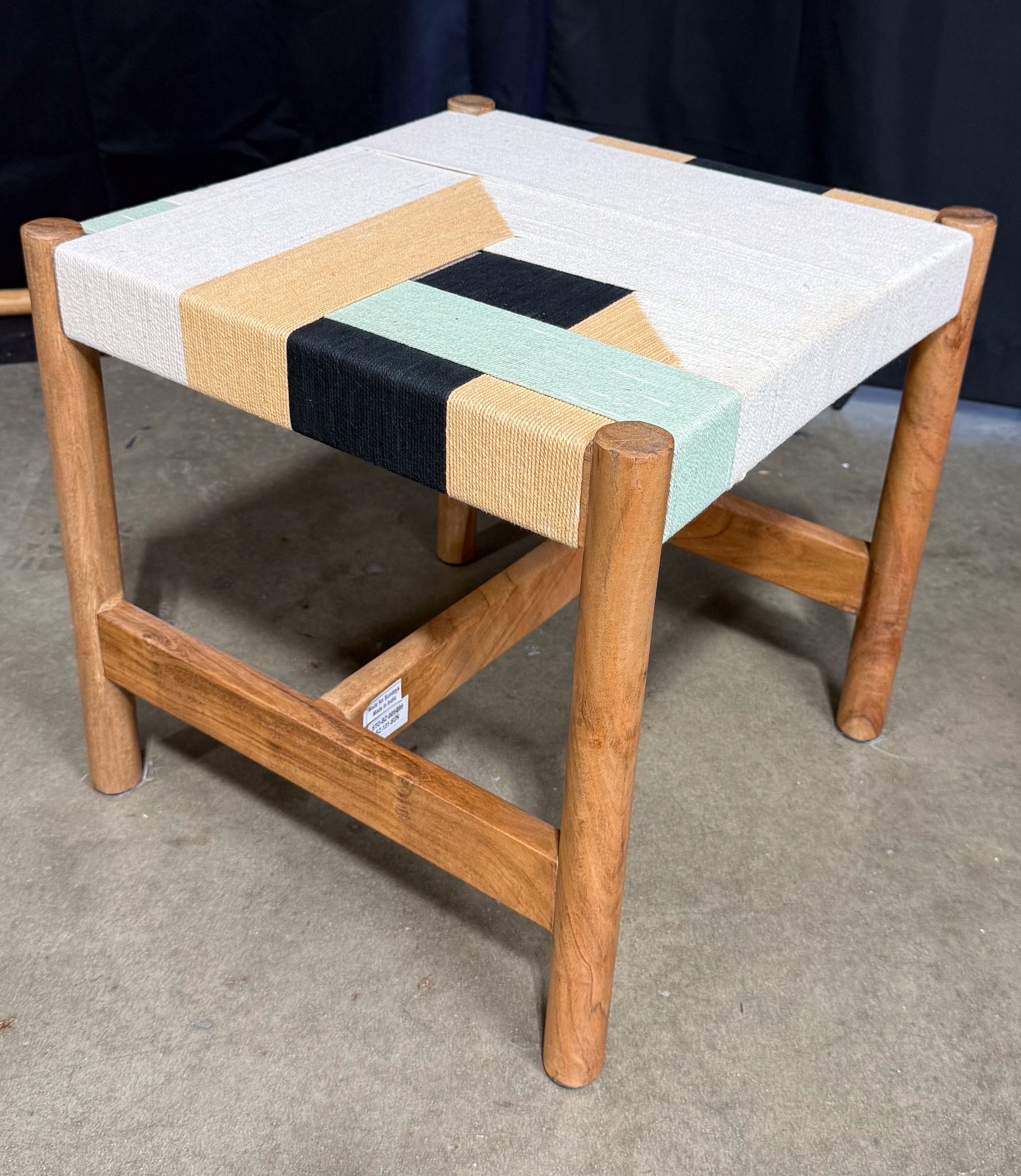Sundays In The Loop Stool, Tapestry