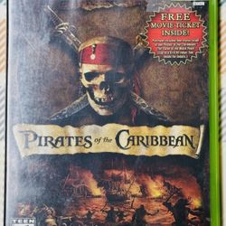 Pirates of Caribbean - Microsoft Xbox With Case Tested/Works Fast Shipping