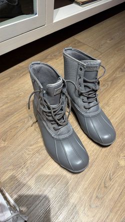 Sperry Gray Duck Boots