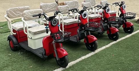 Electric tricycle passenger mini golf cart