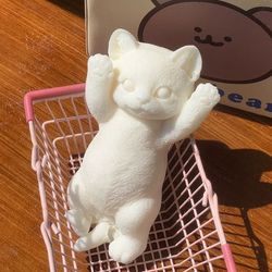 DIY Paint-Your-Own Cat Squishy – TikTok Viral & Stress-Relieving!