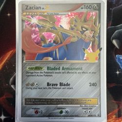 Zacian LV #SWSH135 Pokemon Celebrations  