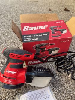 Bauer 5" Random Orbital Palm Sander
