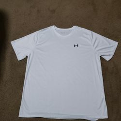 Under Armour UA Tech 2.0 Shirt Men’s 2XL White Short Sleeve