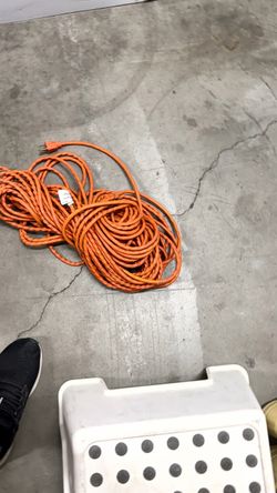 Orange cable for outdoor