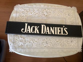 Jack Daniel’s Rubber Drip Spills Mat 20.5”x3.5”