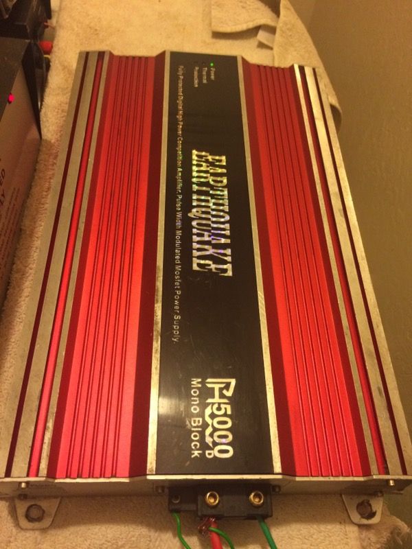 EARTHQUAKE PH5000WD.1 ,3000 WATTS RMS AMP
