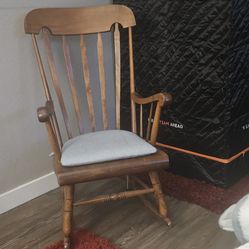 Wood rocking chair