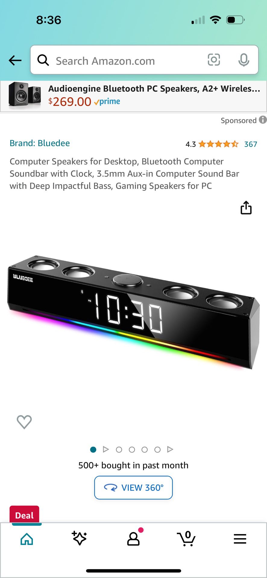 Computer Bluetooth Speaker. 