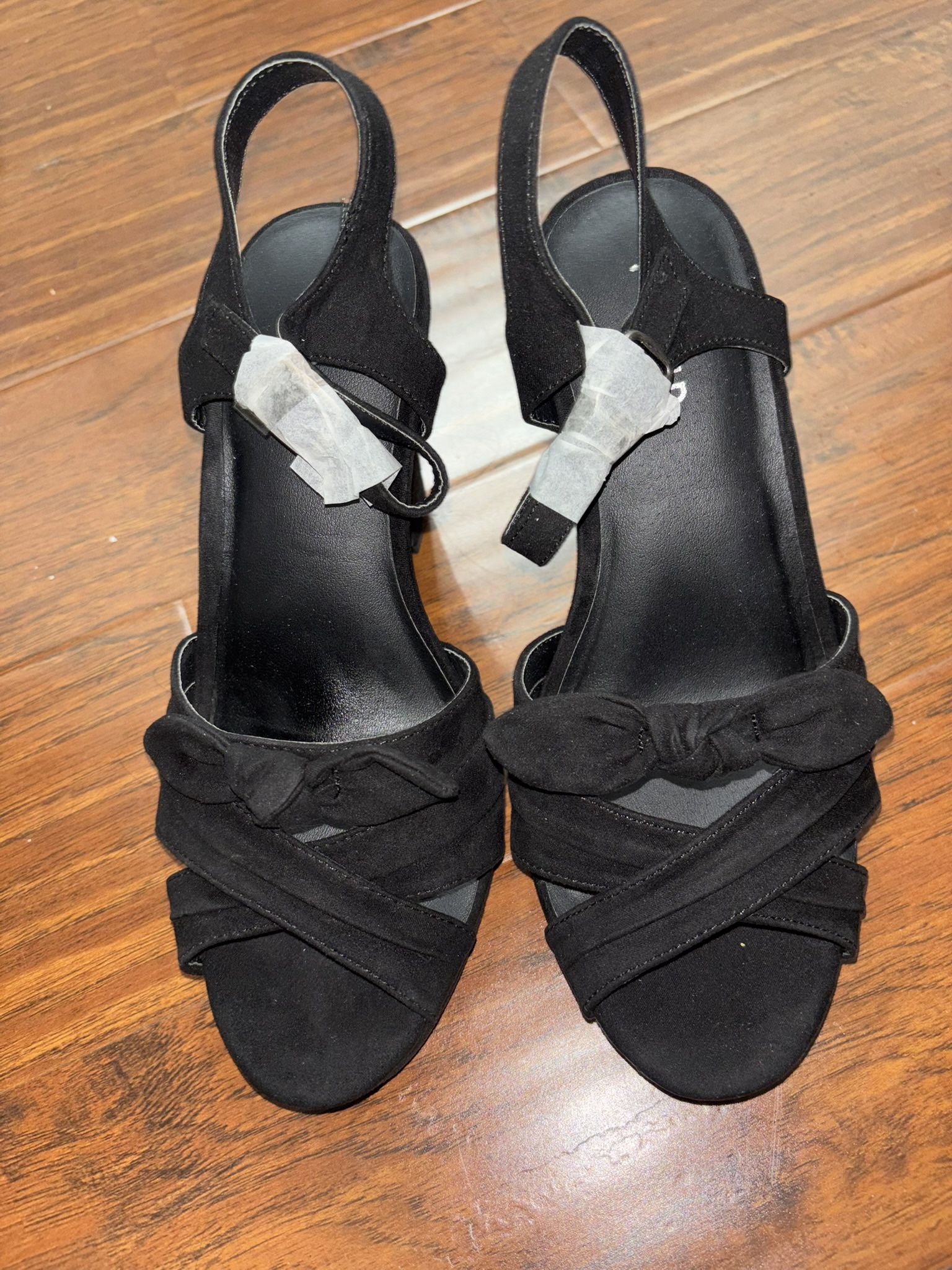 Black Strappy Heels
