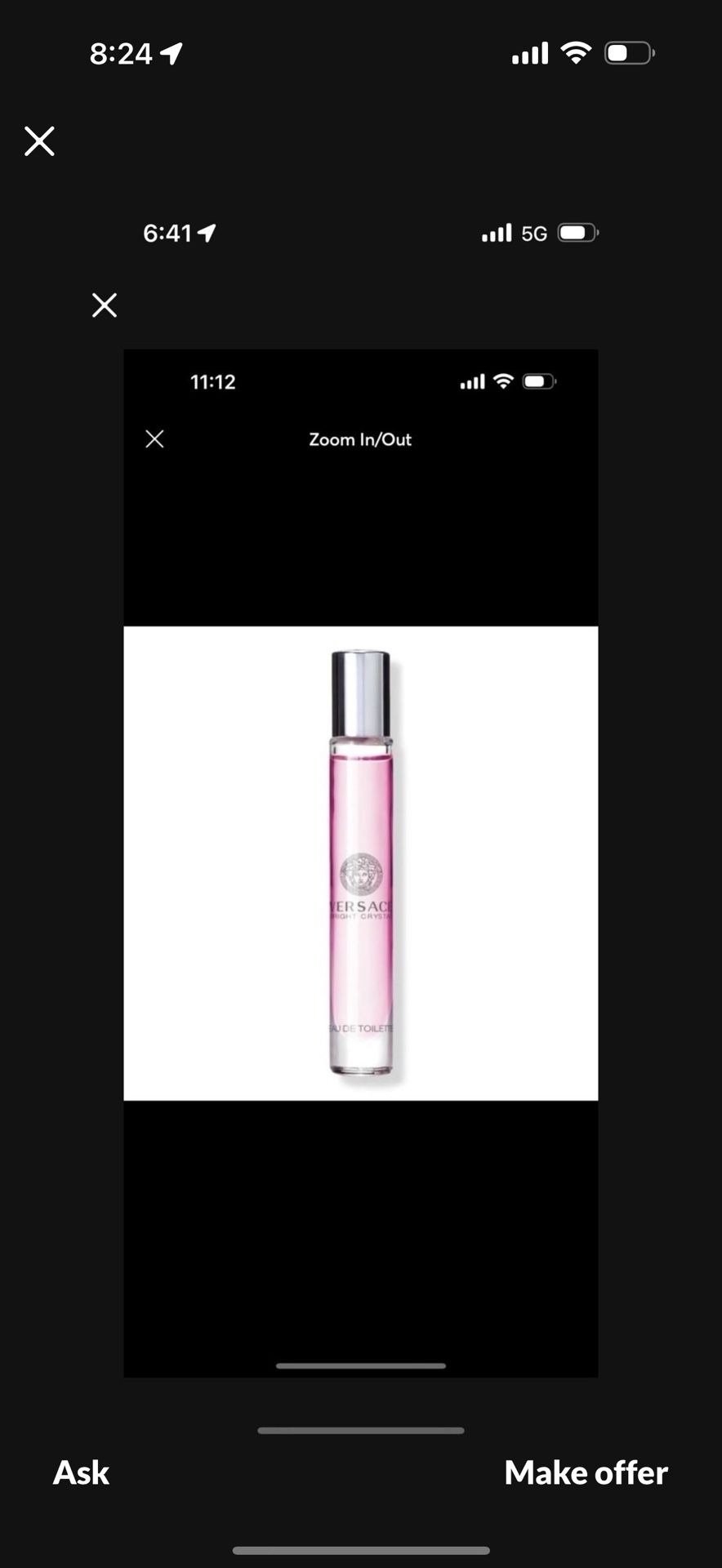 Versace Crystal women’s purse fragrance 10ml