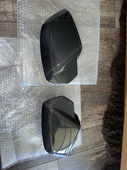 BMW M performance carbon fiber, mirror caps