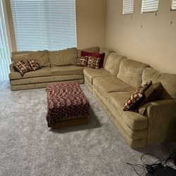 LAZY BOY Sectional / Sofa / Ottoman