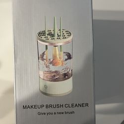 Portable Cosmetic Makeup Brush Cleaner Machine