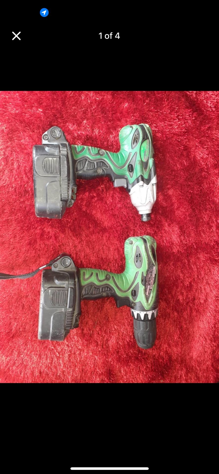 Hitachi DS18DVF3 No Charger 