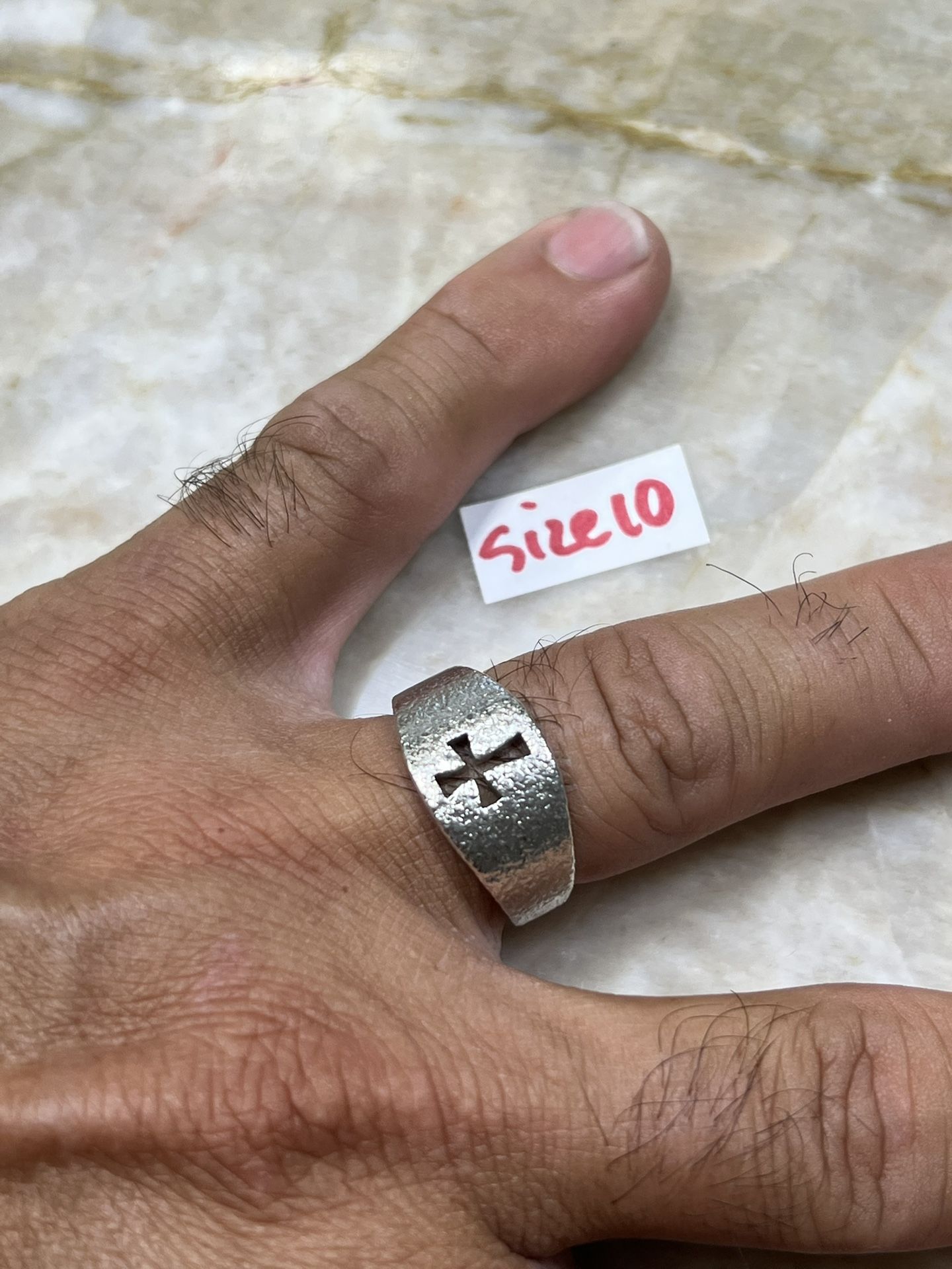 925 Sterling Silver Ring For Wedding Size 10