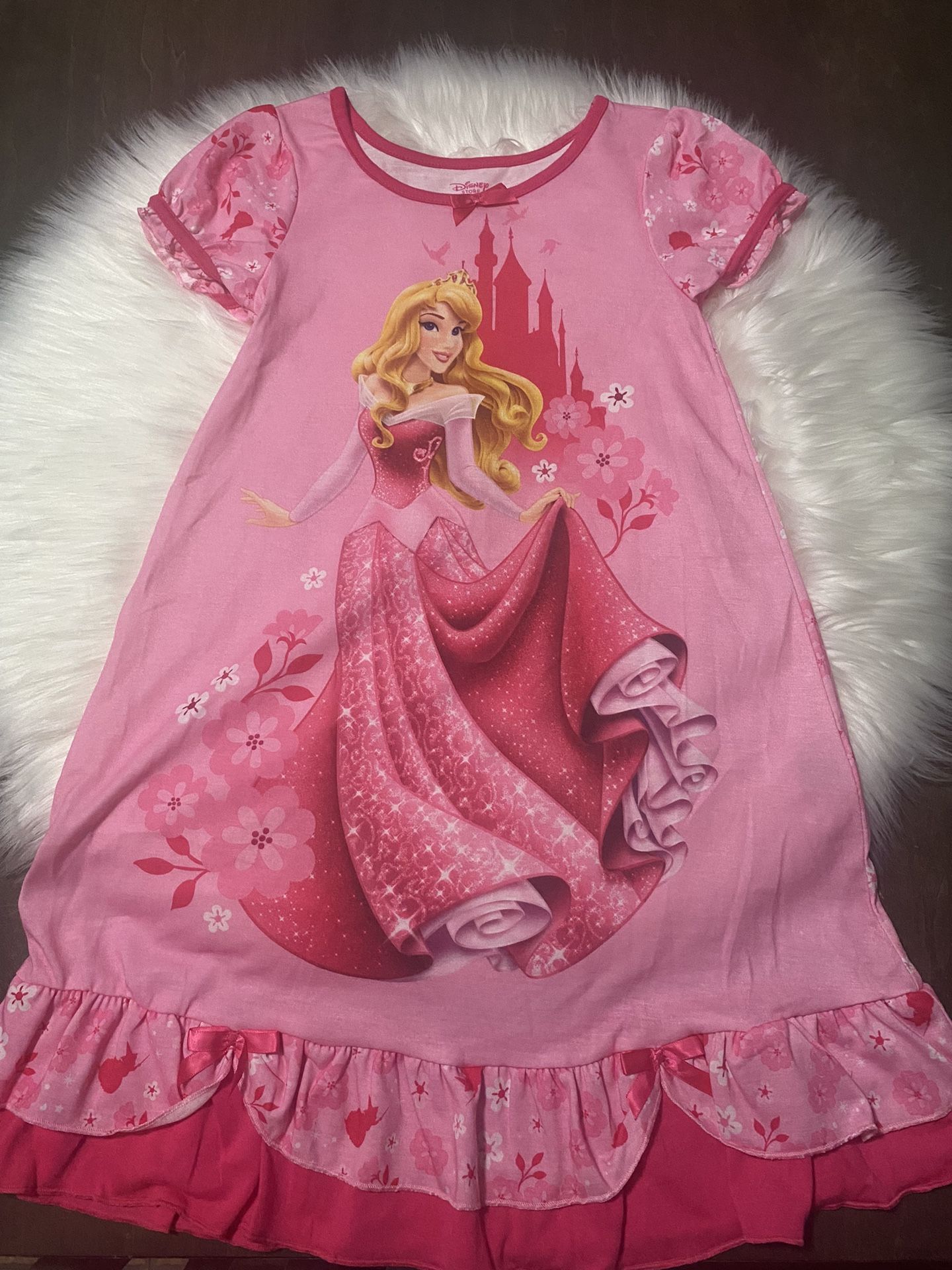 Disney Store Princess Aurora Nightgown, Size 5/6, Brand New, No Tag