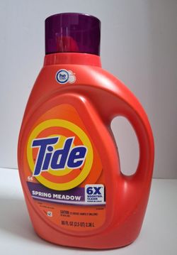 Tide 64 loads laundry detergent
