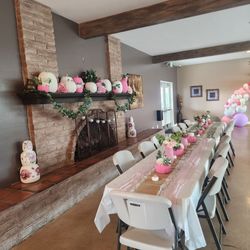 Pink Pumpkin Baby Shower/Party decor