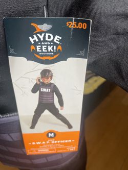 New SWAT Costume Size Child Medium
