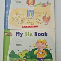 Scholastic my first steps to math books