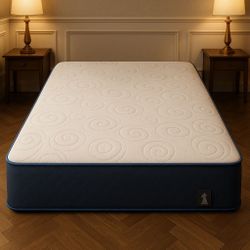Queen Size Mattress Double Sided Of 10 Inches Thick New From Factory With its Plastic Also Available in Twin, Full or King Same Day Delivery